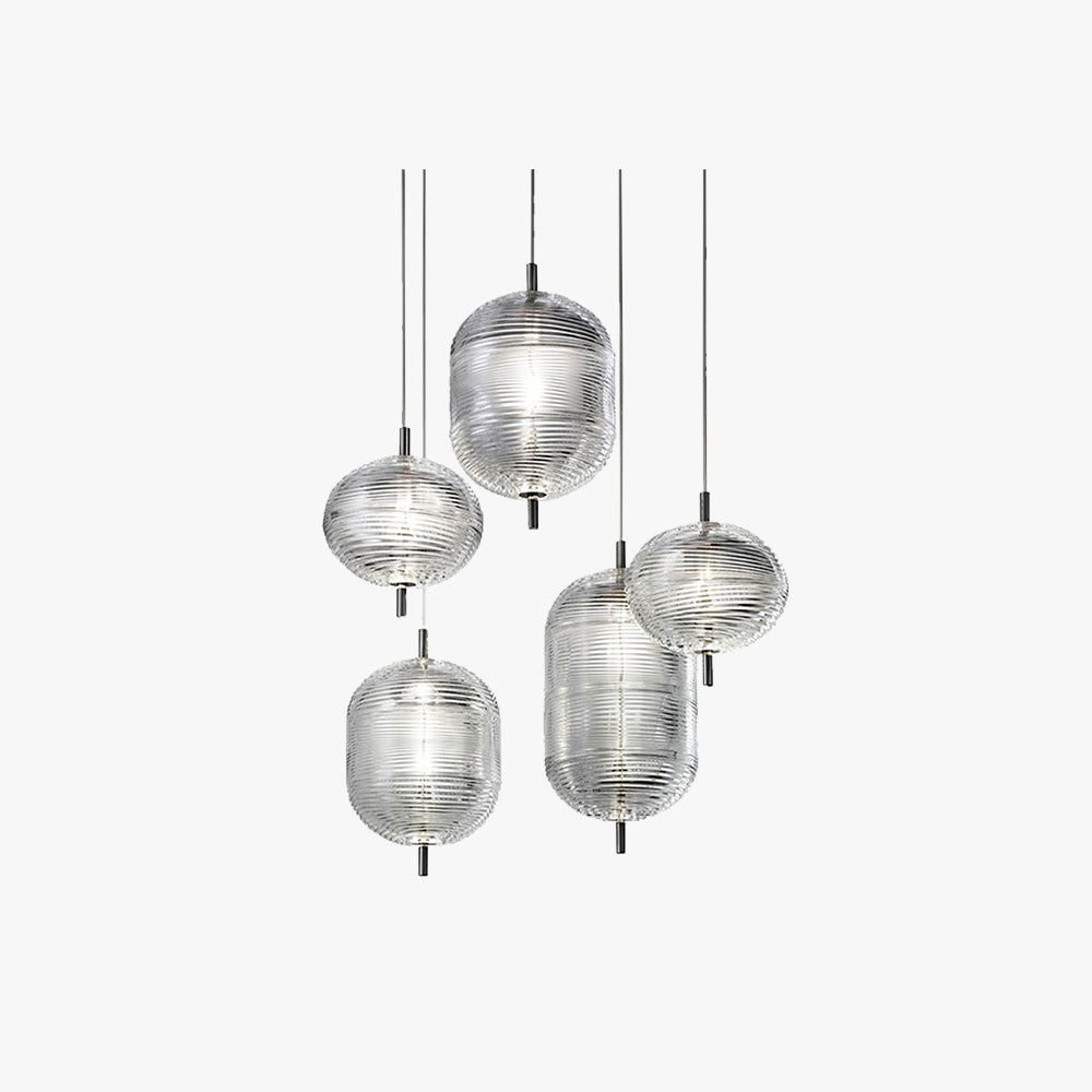 Hailie Designer Art Modern Pendant Light, Black/Gold - Lumpaz