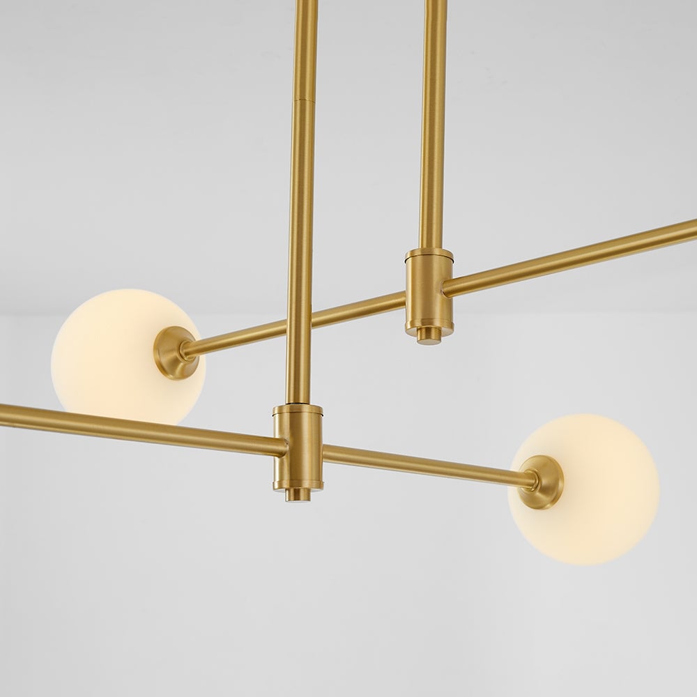 Valentina Modern Bubble Copper Pendant Light, Gold - Lumpaz