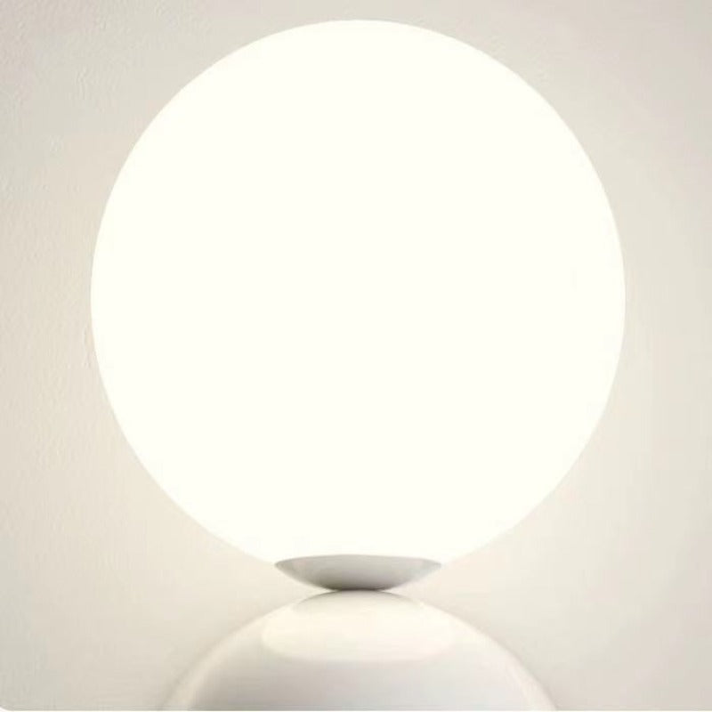 Valentina Modern LED Wall Lamp White Metal Bedroom Living Room - Lumpaz