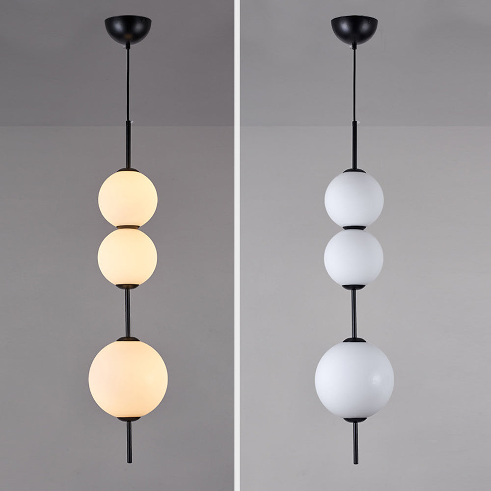 Valentina Creative Ball Pendant Light, Metal & Glass, 3 Styles - Lumpaz