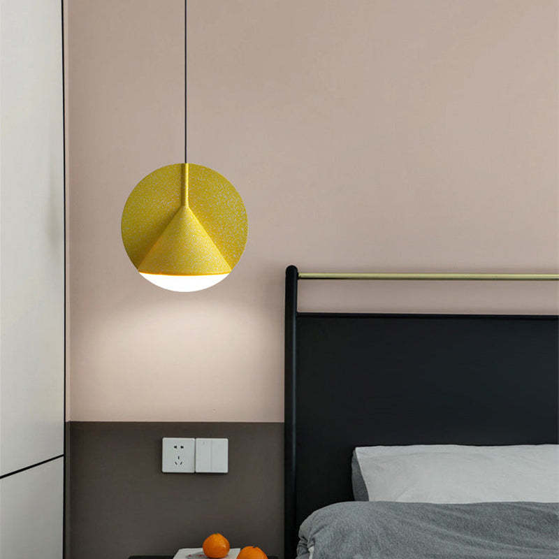 Zaid Modern LED Colorful Shade Hanging Pendant Light - Lumpaz