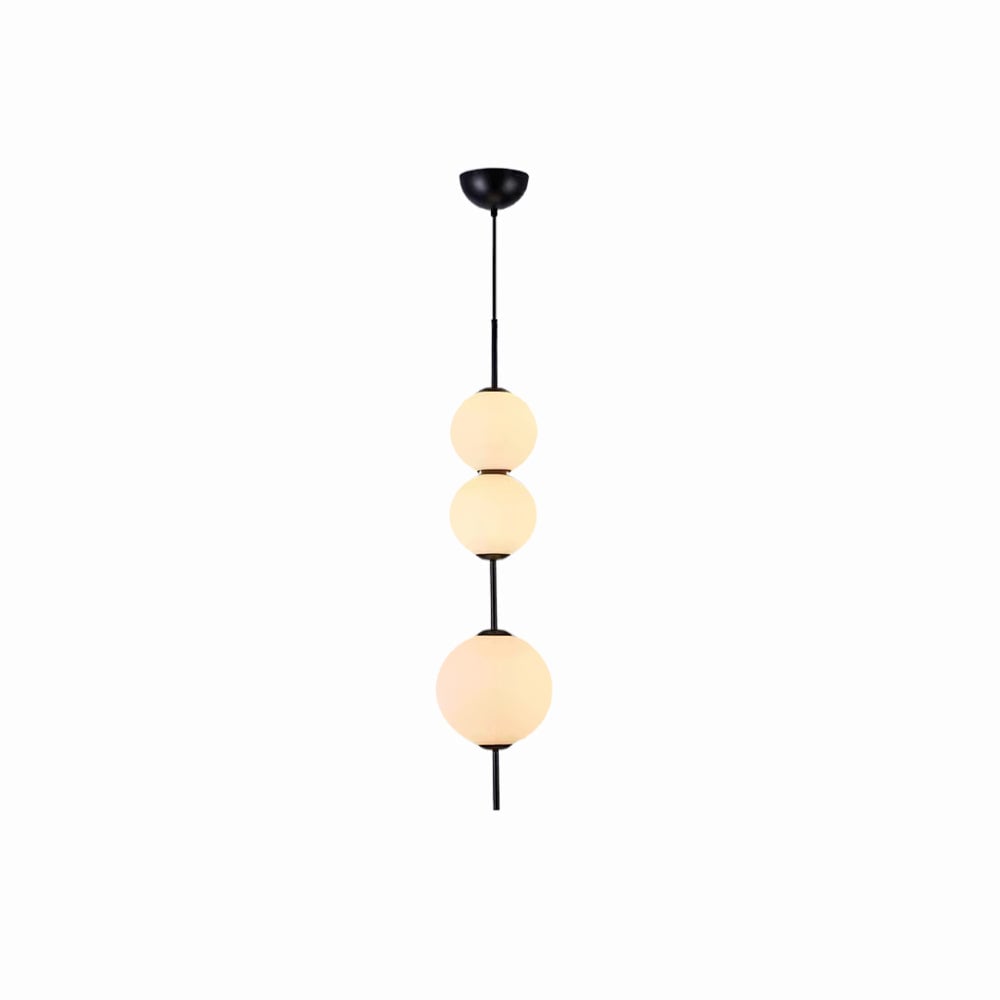 Valentina Creative Ball Pendant Light, Metal & Glass, 3 Styles - Lumpaz