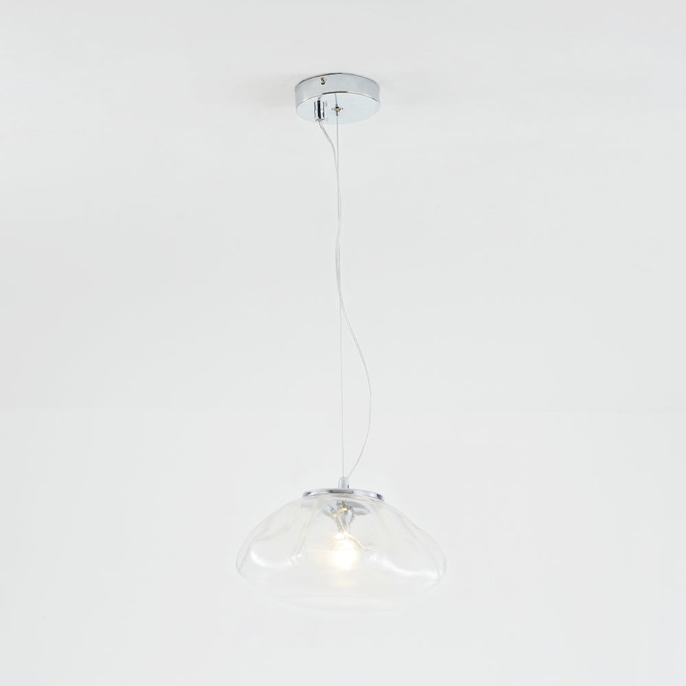 Byers Minimalist Spherical Metal/Glass Pendant Light, 3 Color - Lumpaz