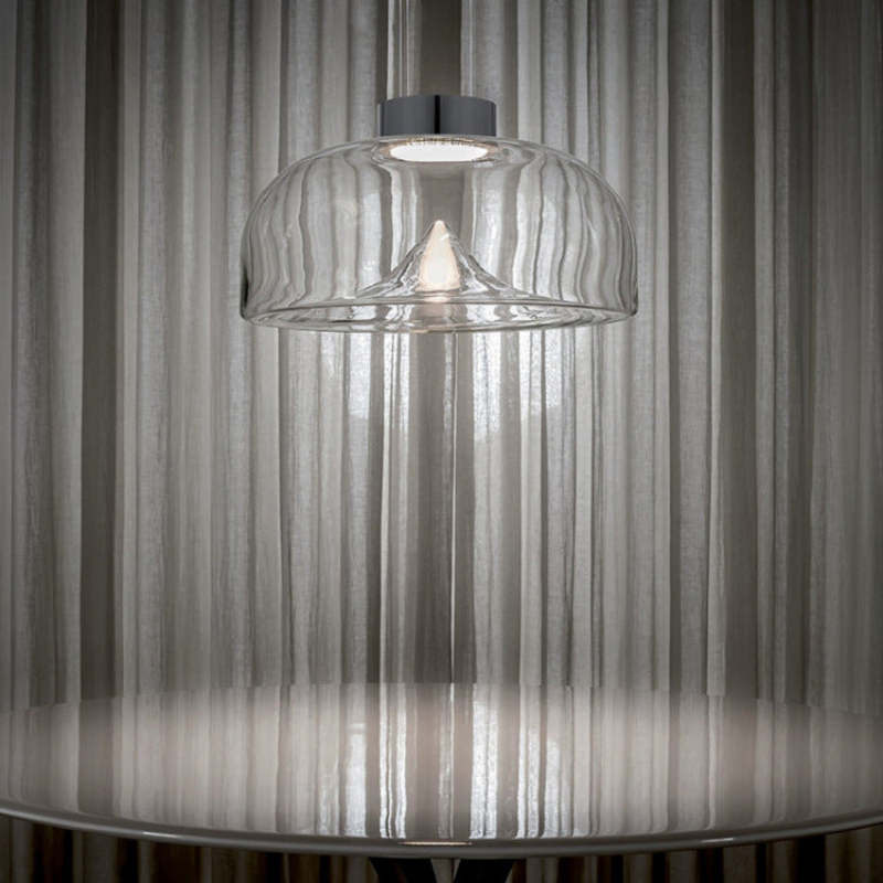 Herbert Modern Mountain Glass Pendant Light - Lumpaz