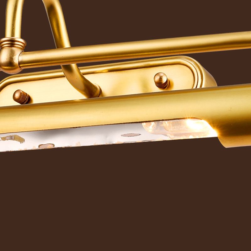 Eryn Vintage Brass Vanity Wall Lamp, Bathroom/Bedroom - Lumpaz