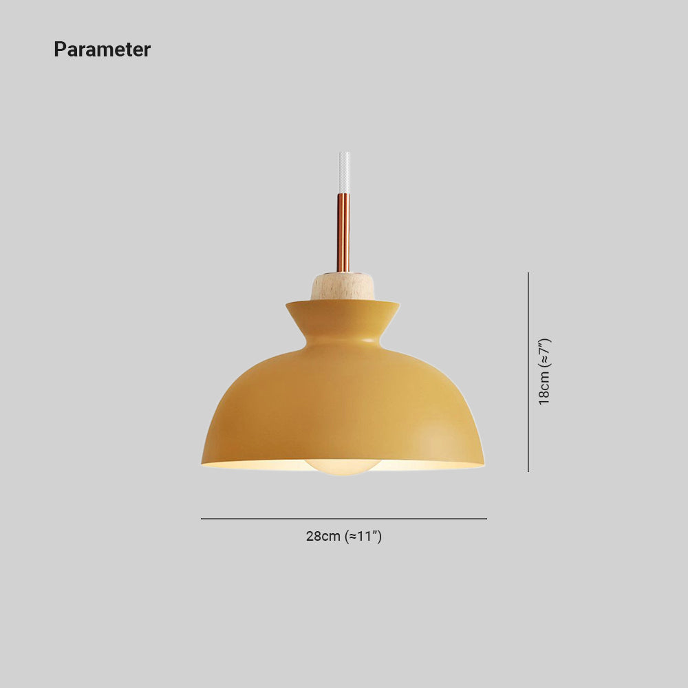 Morandi Pendant Light 3 Colors, 11" - Lumpaz
