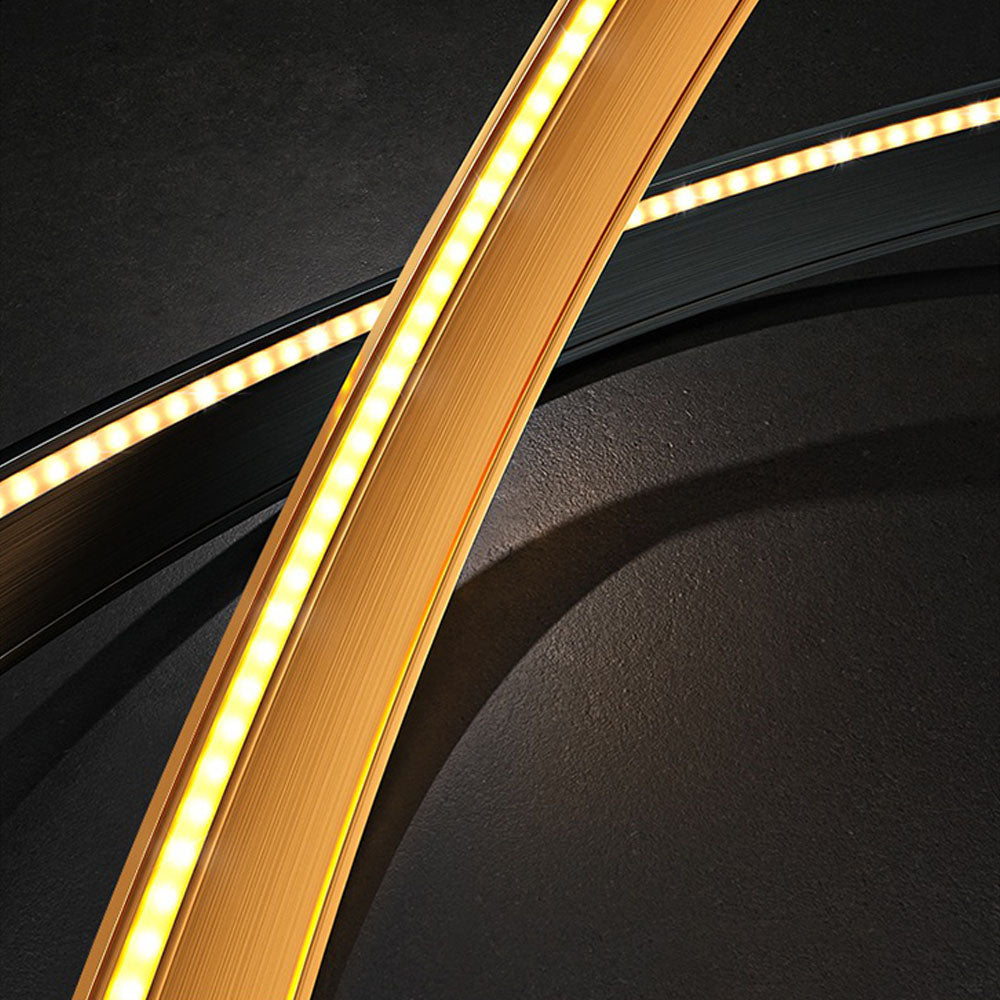 Elif Astronaut Round Moon Black Wall Lamp, Metal - Lumpaz