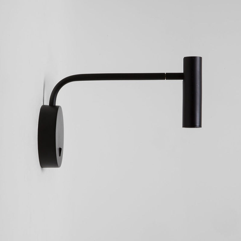 Orr Wall Lamps Swing Arm Modern, LED Spotlight, Black/White/Gold, Corridor - Lumpaz