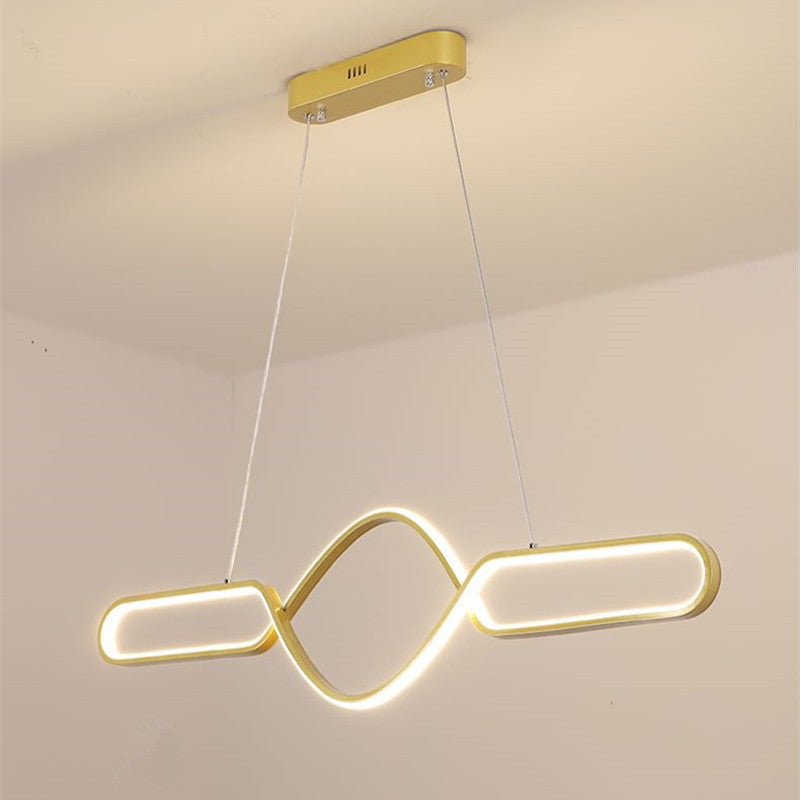 Bouvet Nordic Geometric Cross-Linear Pendant Light - Lumpaz