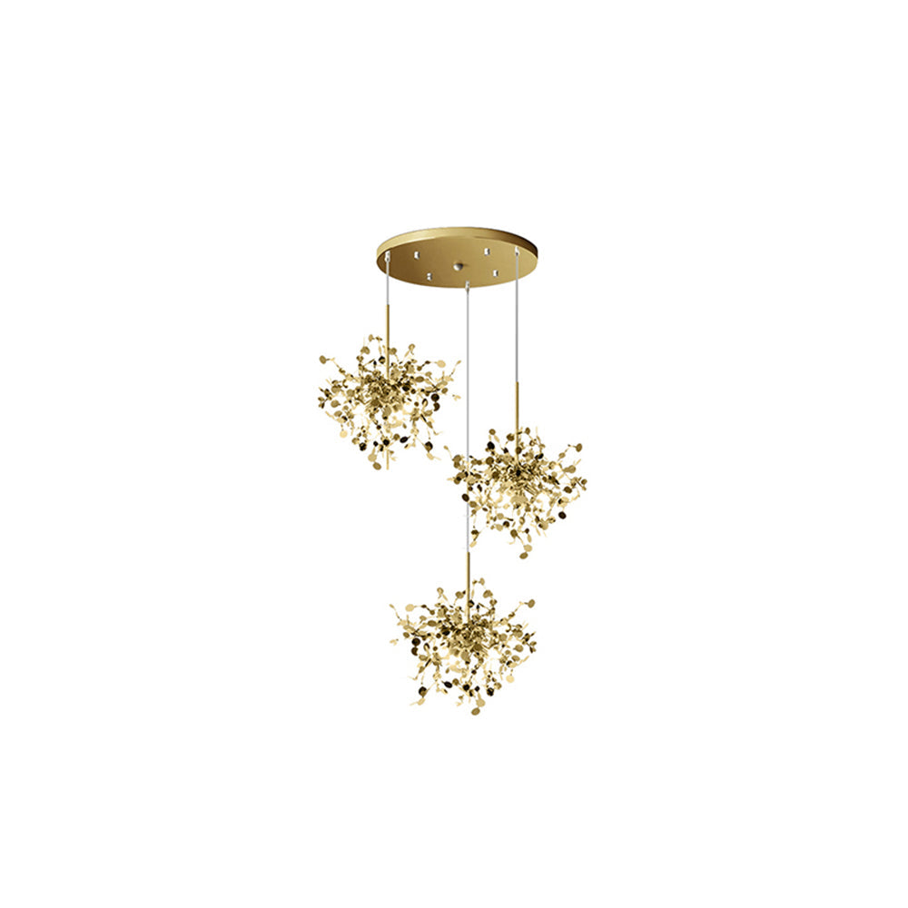 Olivia Artsy Classy Cluster Fireworks Pendant Light, Stainless steel - Lumpaz