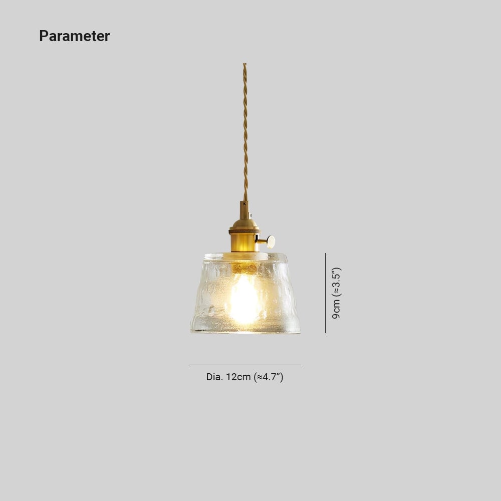 Hailie Modern Nordic Kitchen Island Glass Pendant Light, Brown/Green/Clear/Blue - Lumpaz