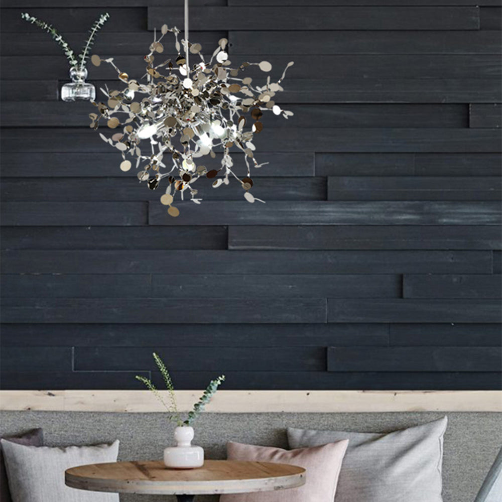 Olivia Artsy Classy Cluster Fireworks Pendant Light, Stainless steel - Lumpaz