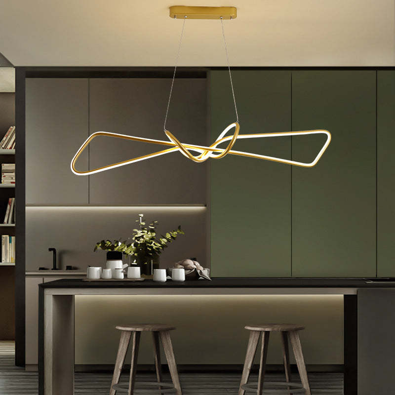 Bouvet Minimalist Geometric Metal Adjustable Pendant Light - Lumpaz