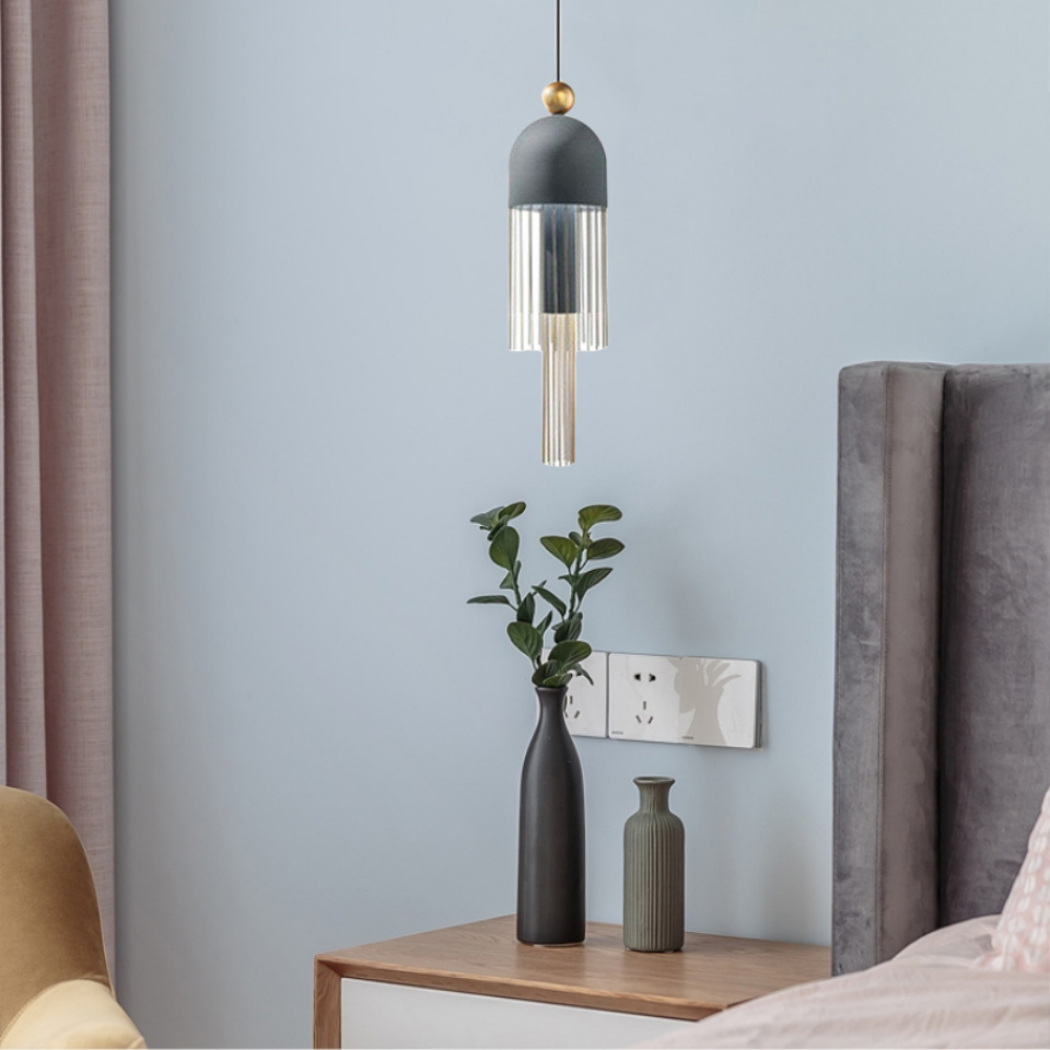 Colon Modern Tassel Metal Pendant Light - Lumpaz