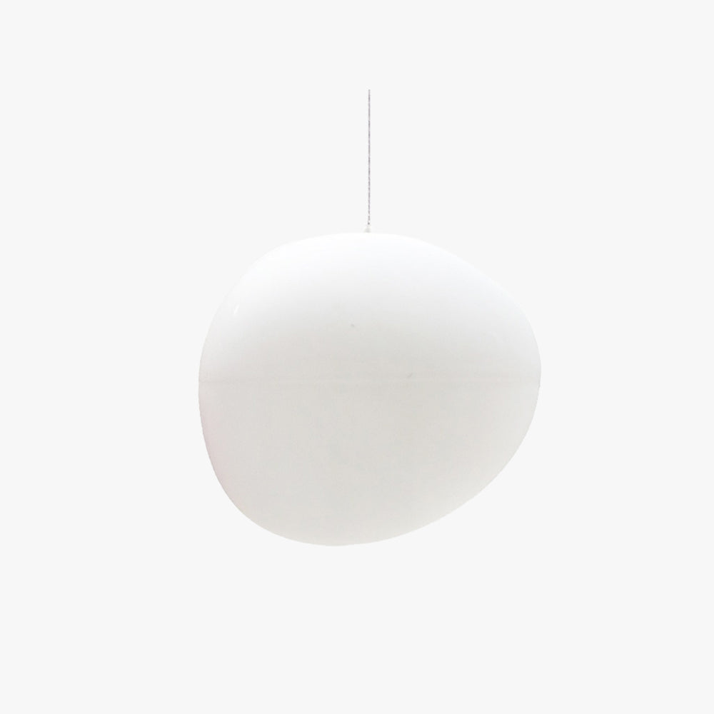 Hailie Egg-shaped Glass Pendant Light, Globe, Modern - Lumpaz