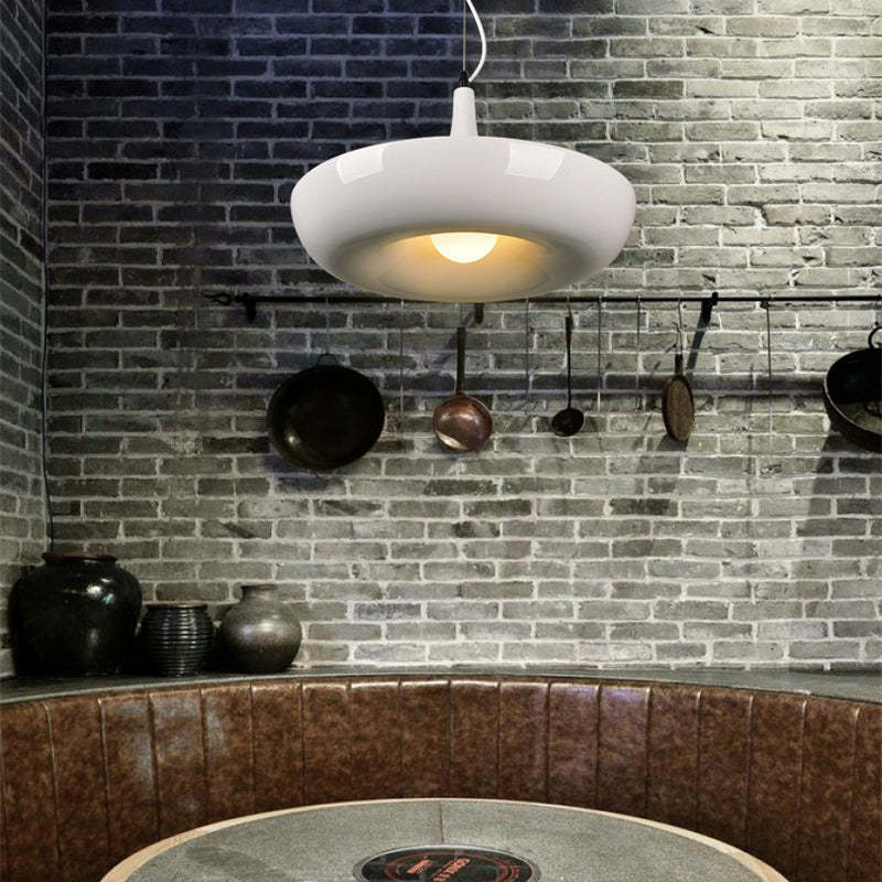 Nest Pendant Light Modern, Metal, Black/Green/White, Living Room - Lumpaz