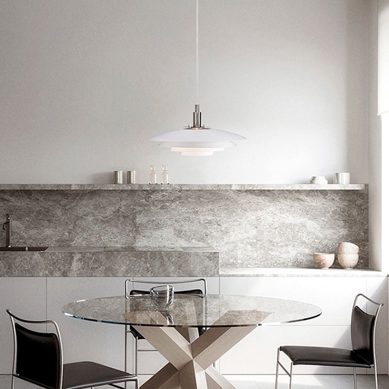 Carins Cluster White Nordic Pendant Light Living Room/Kitchen - Lumpaz