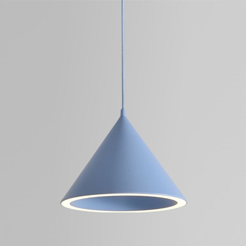 Morandi Funnel-Shape LED Pendant Light for Living Room - Lumpaz