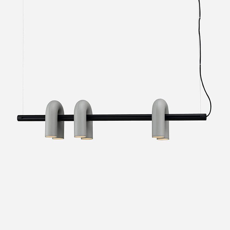 Felix Modern Pendant Light Linear with 3 U-Shaped Light - Lumpaz
