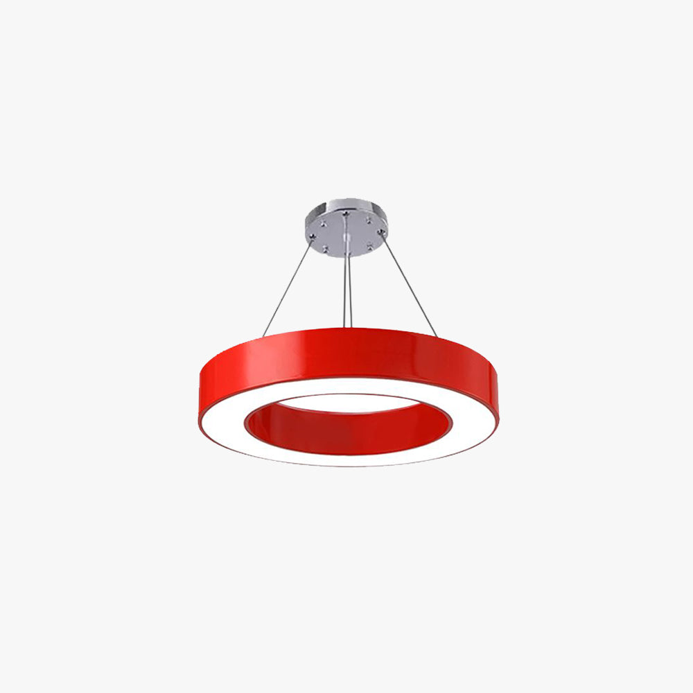 Morandi O Shape Modern Simple Pendant Light, 4 Color - Lumpaz