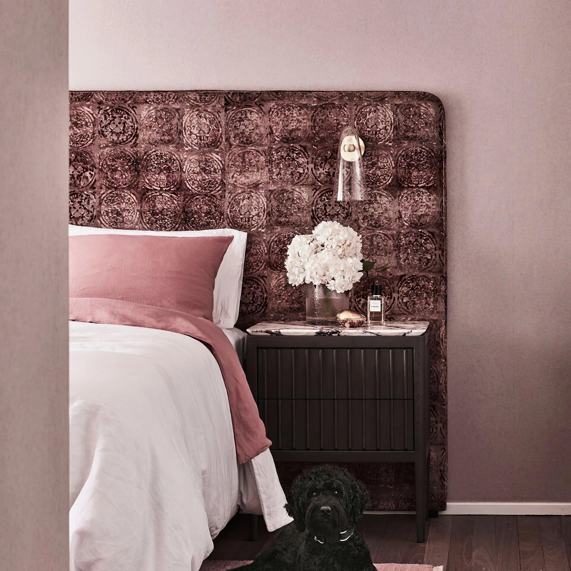 Blair Nordic Modern Wall Lamp, Glass/Metal, Living Room - Lumpaz