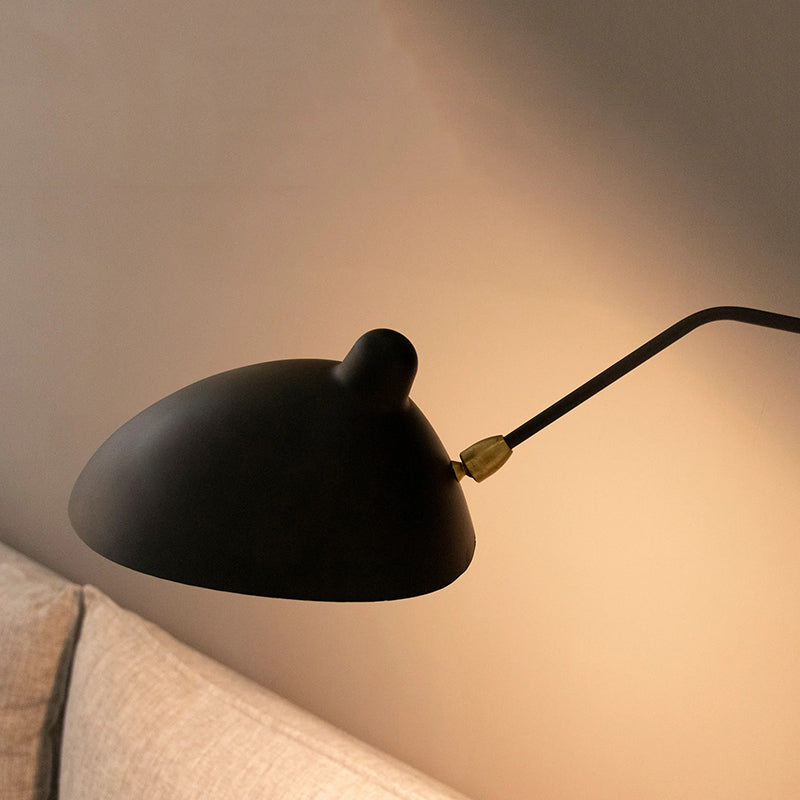 Schmitt Wall Lamp Industry, Metal, Black, Living Room - Lumpaz