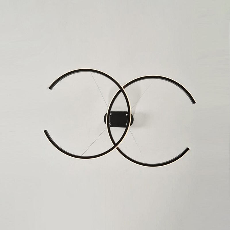 Modern Minimalist Pendant Light, Double-C - Lumpaz