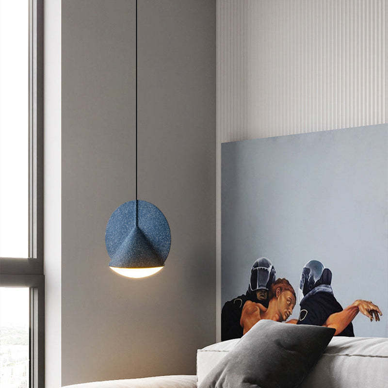 Zaid Modern LED Colorful Shade Hanging Pendant Light - Lumpaz