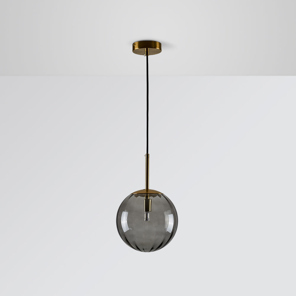 Hailie Modern Pendant Light Clear Bubble Gradient, Glass - Lumpaz
