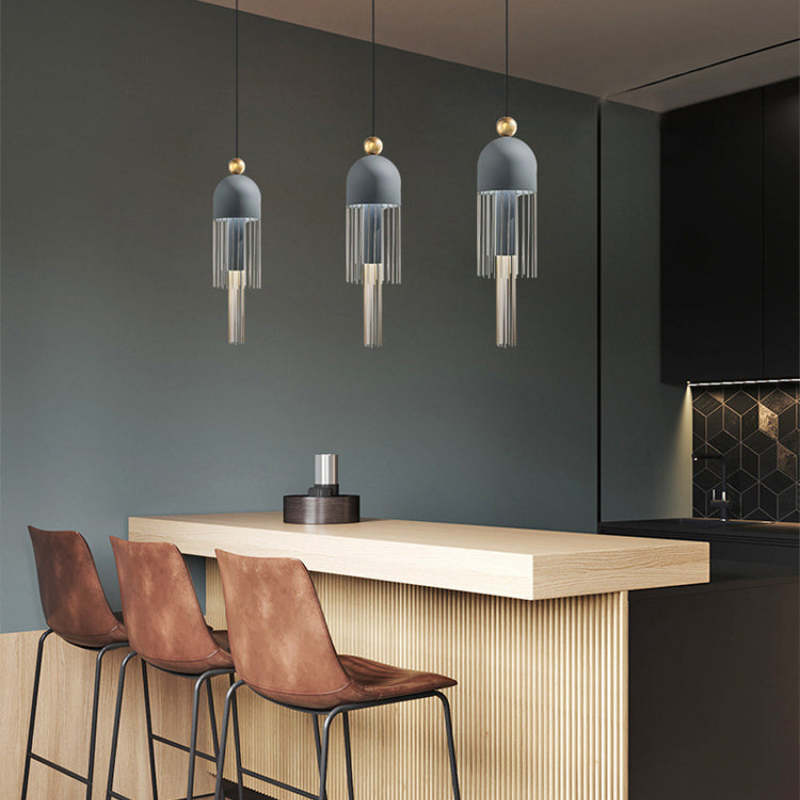 Colon Modern Tassel Metal Pendant Light - Lumpaz