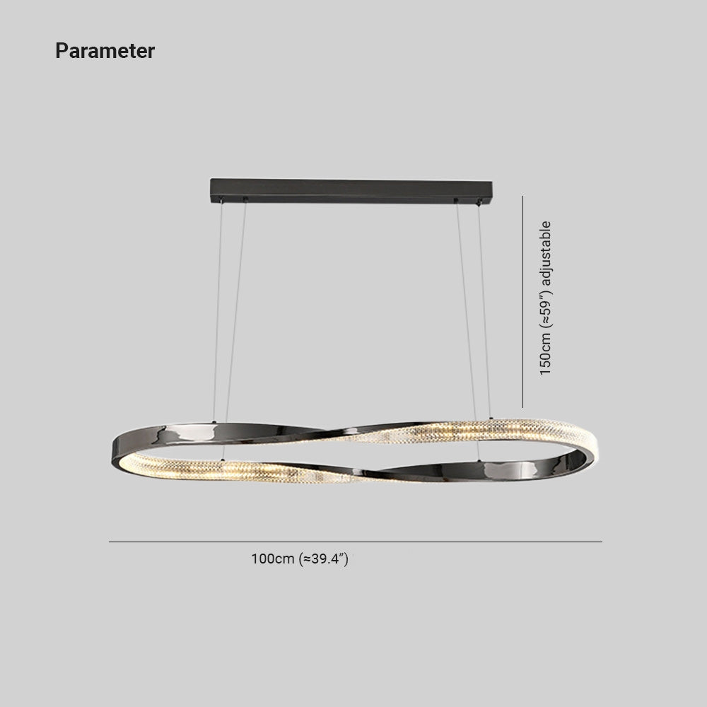 Kirsten Pendant Light, Aluminium & Arcylic, 1/2 Rings, 2 Color - Lumpaz
