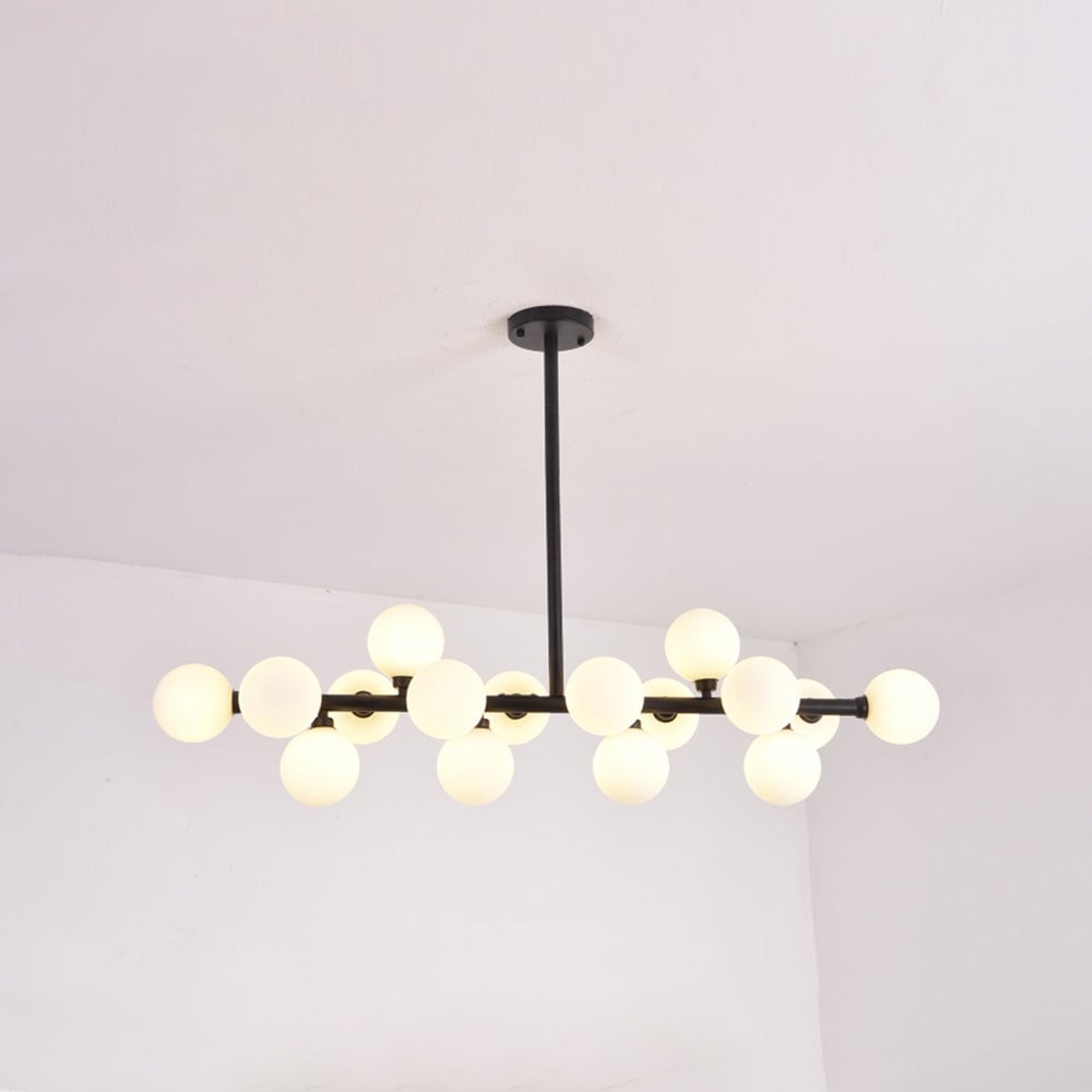 Valentina Chandelier Bubble, Magic Beans, Glass, Dining Room - Lumpaz