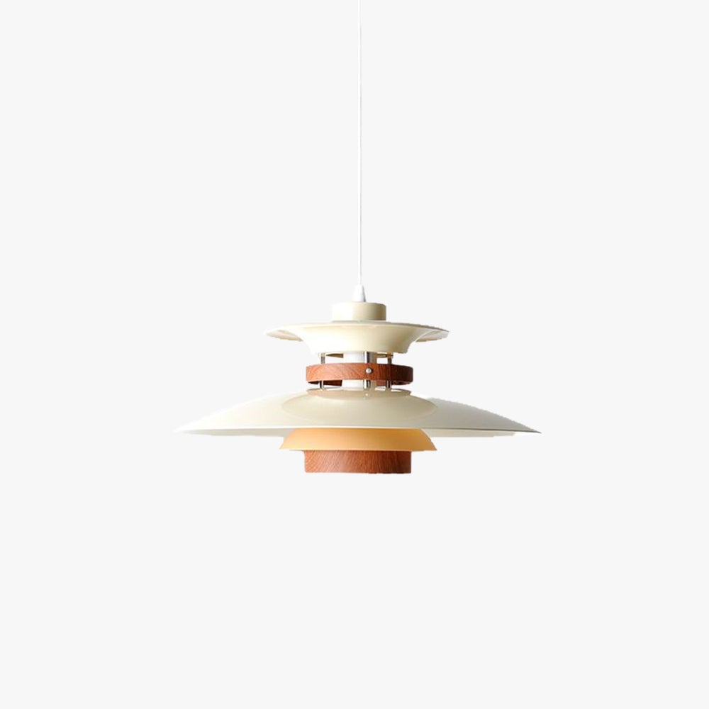 Morandi Unique Designer Metal Pendant Light, White - Lumpaz