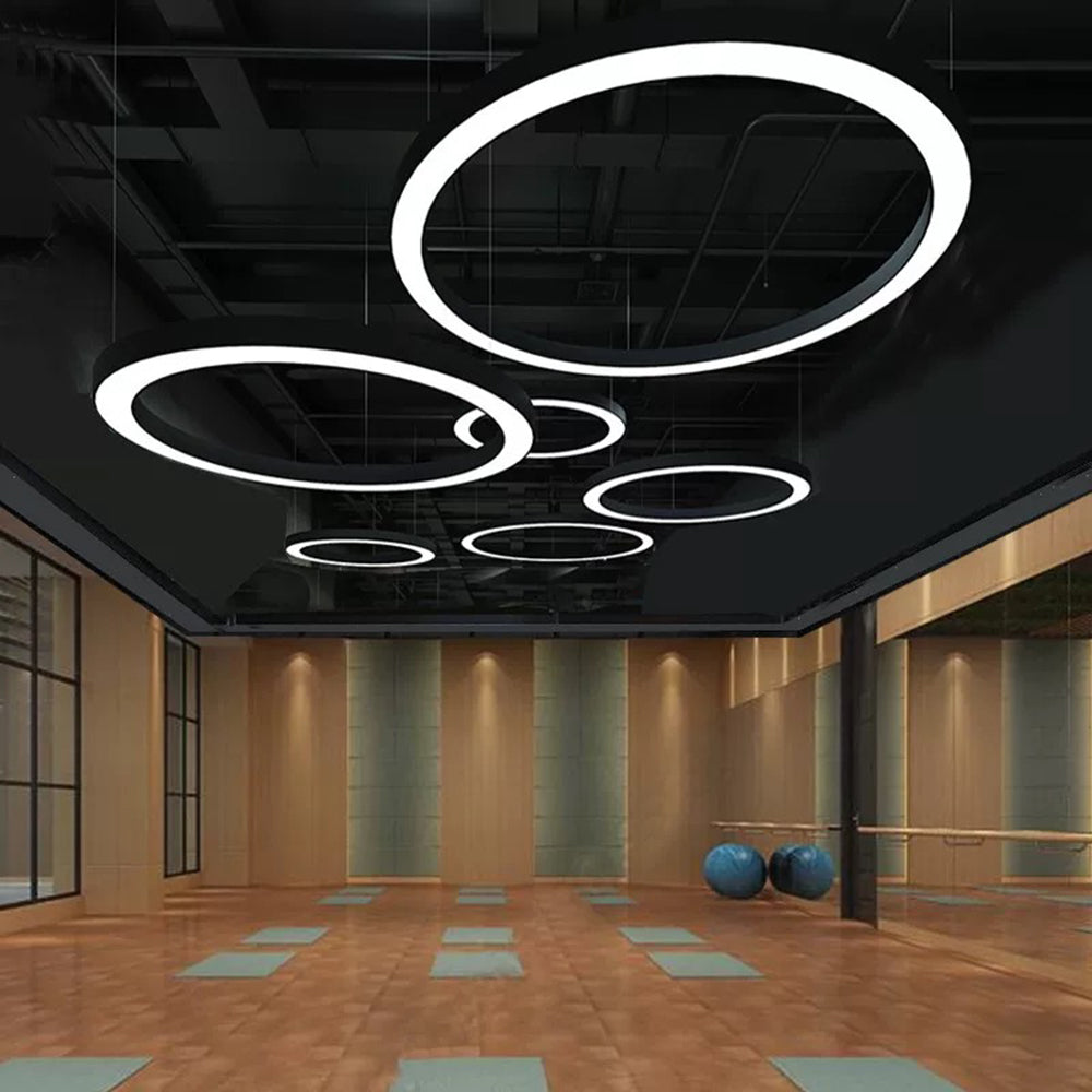 Arisha Minimalist Ring Acrylic Pendant Light Bedroom/Living Room - Lumpaz