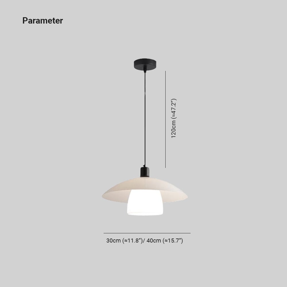 Carins White Pendant Light - Lumpaz