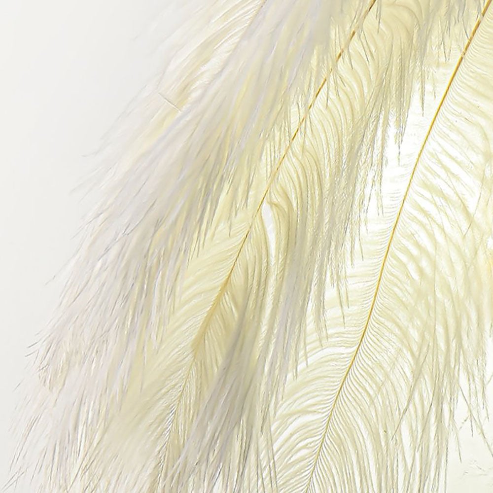 O'Moore Wall Lamp Modern Art Deco Metal/Feather, Gold, Bedroom - Lumpaz