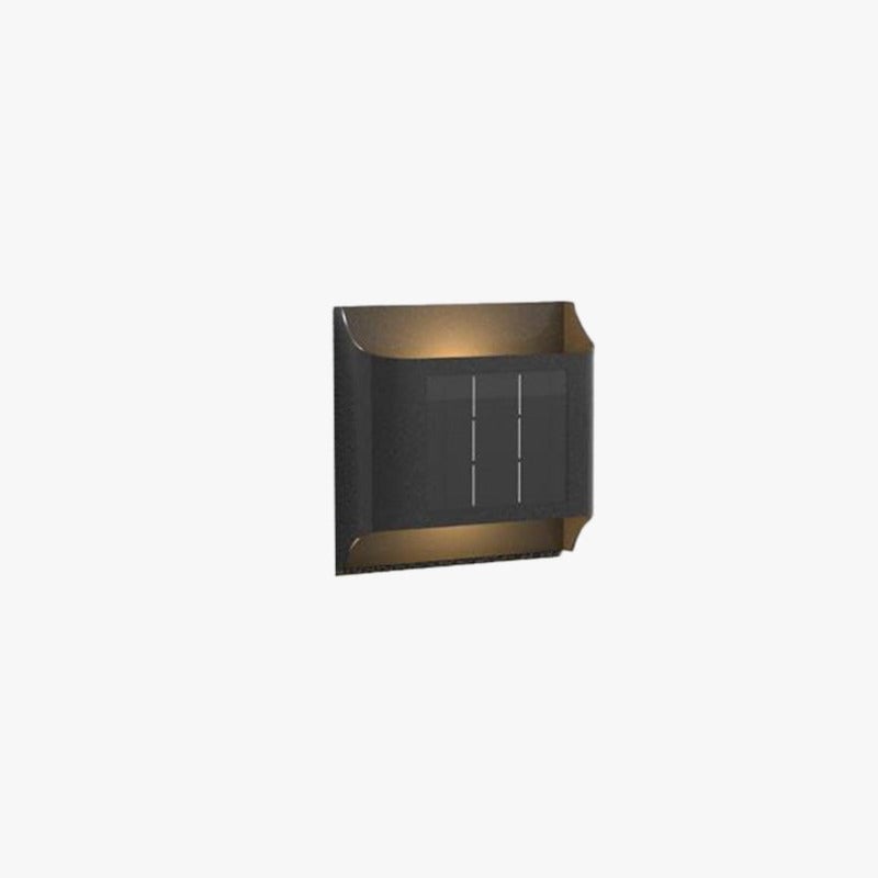 Orr Modern LED Outdoor Wall Lamp Black Metal Courtyard - Lumpaz