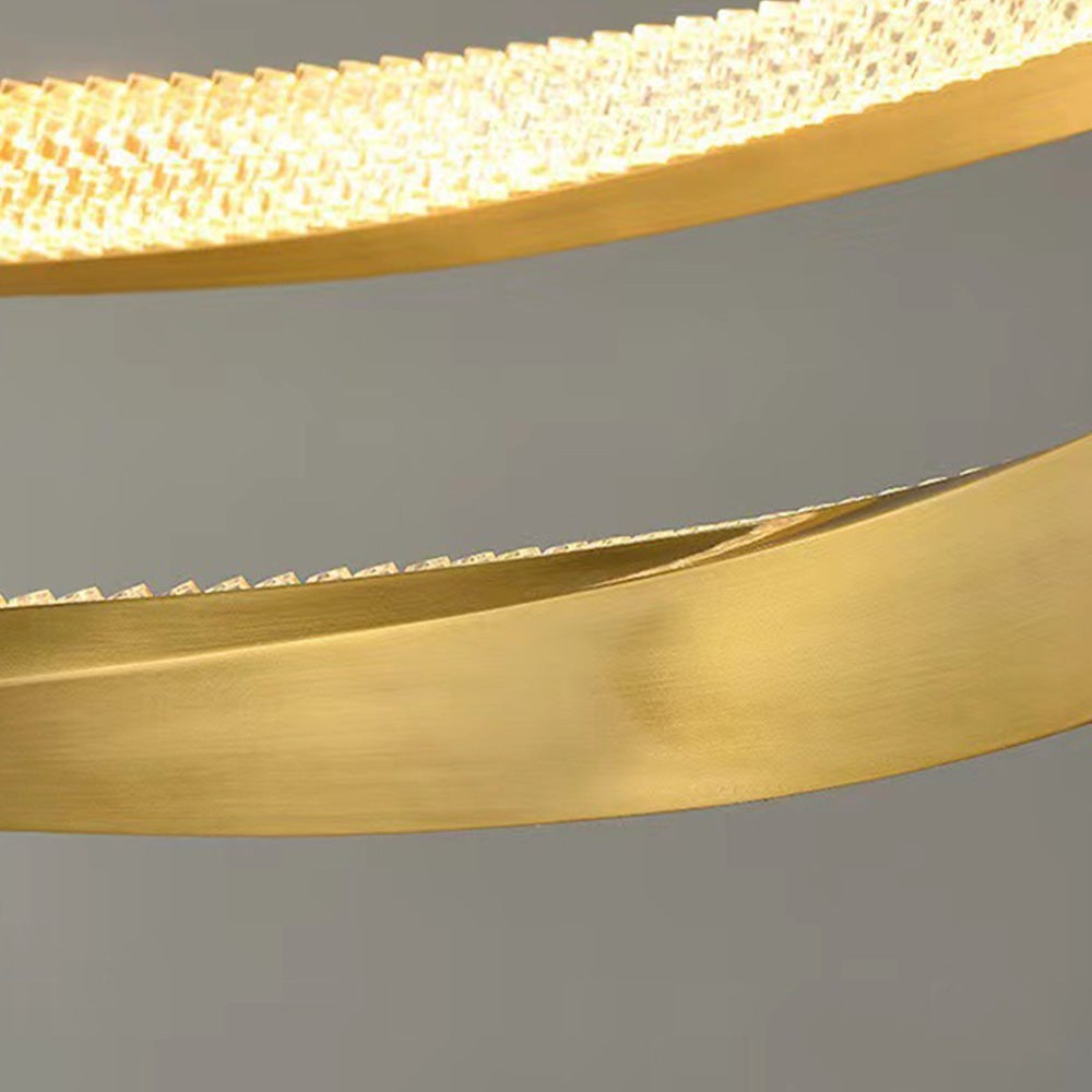 Kirsten Pendant Light, Aluminium & Arcylic, 1/2 Rings, 2 Color - Lumpaz