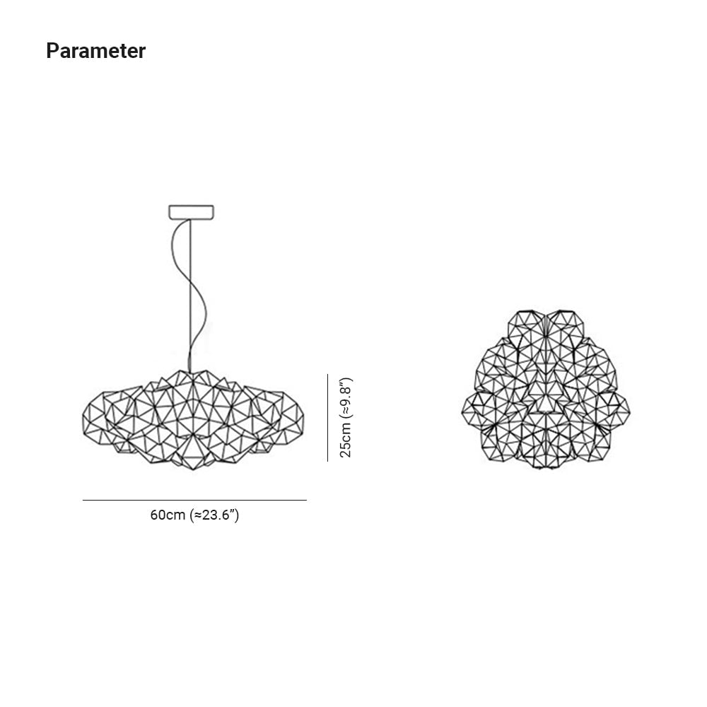 Bella Designer Modern Acrylic Pendant - Lumpaz