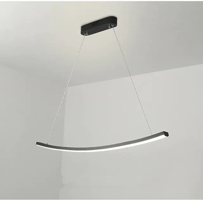 Minimalist Linear Metal Pendant Light - Lumpaz