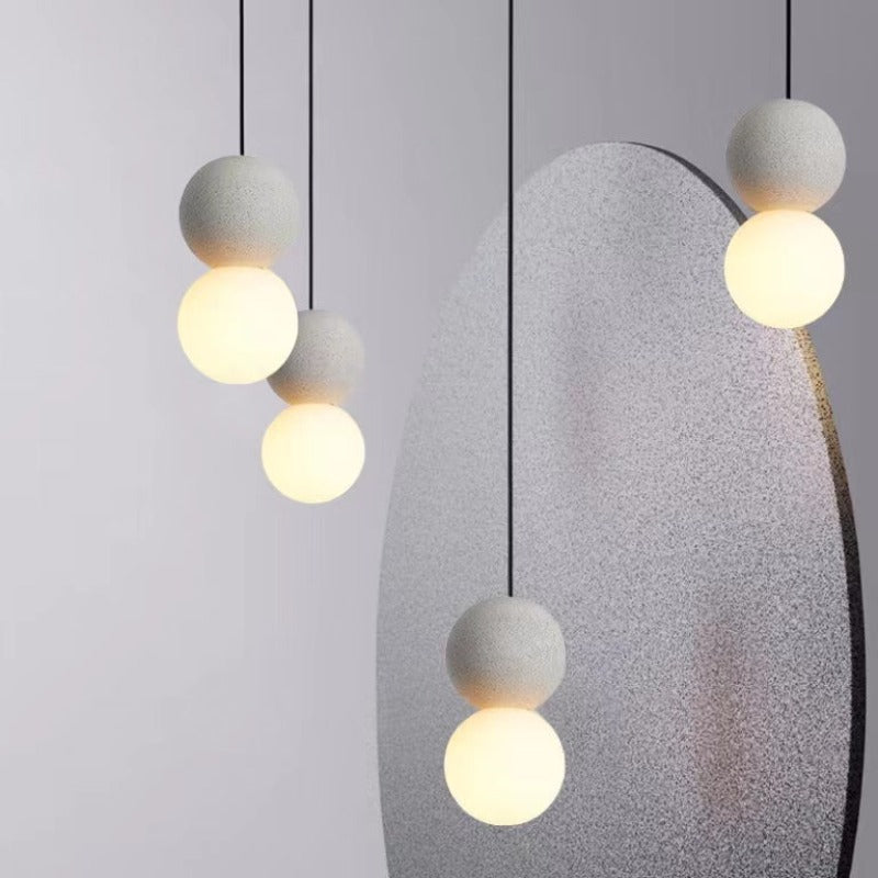 Byers Modern LED Pendant Light Black Metal Bedroom Living Room - Lumpaz