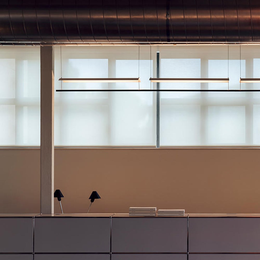 Edge Minimalist Linear Metal Pendant Light - Lumpaz