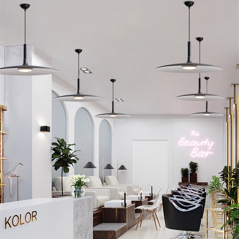 Morandi Pendant Light Pan, Plate Shape, Industrial - Lumpaz