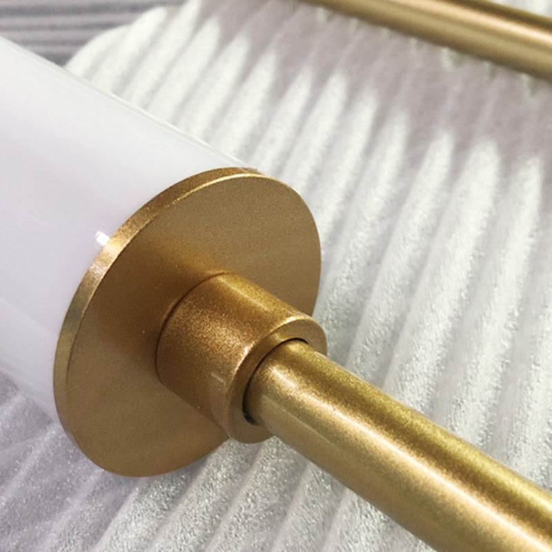 Edge Modern Minimalist rectangular Metal/Acrylic Pendant Light, Gold/Black - Lumpaz