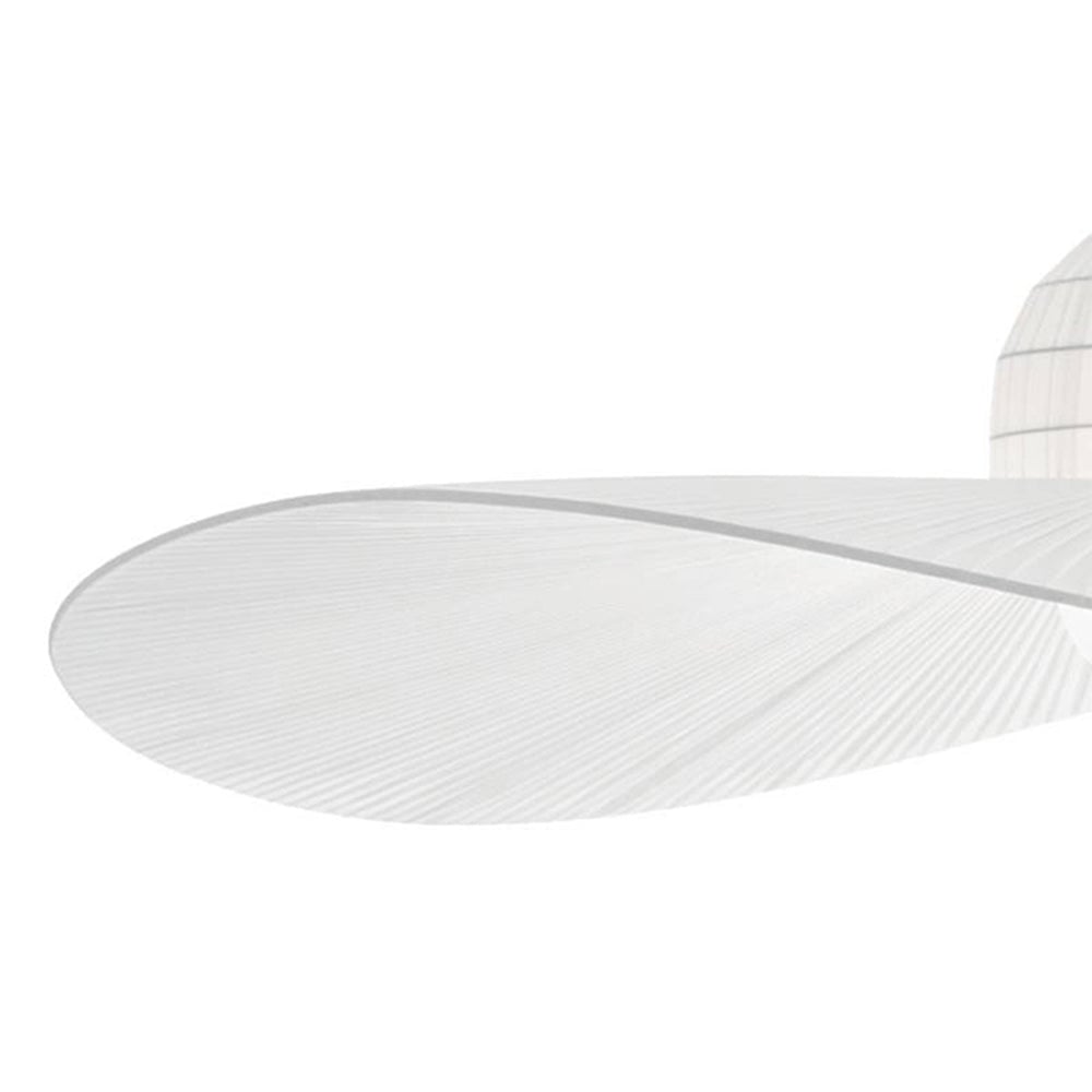 Renée Modern Woven Wide-Brimmed Hat Shape Metal/Fabric Pendant Light, Black/White - Lumpaz