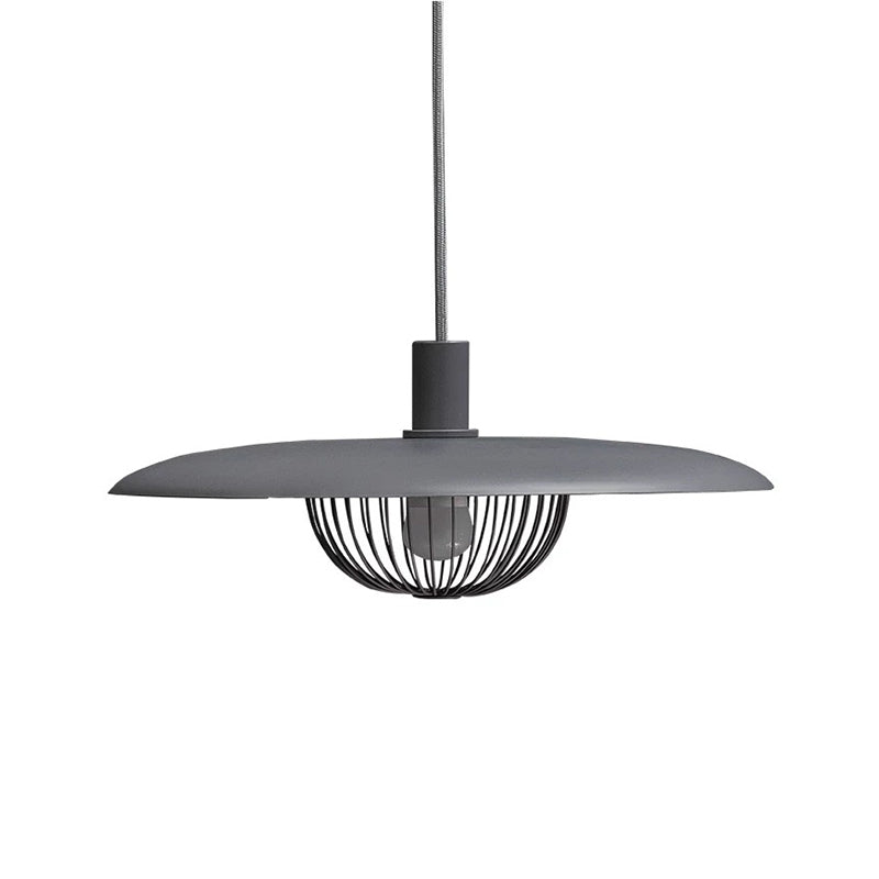 Cairns Modern Nordic Sutle Metal Pendant Light, Gold/Brown/Gray/Brown/Wood - Lumpaz