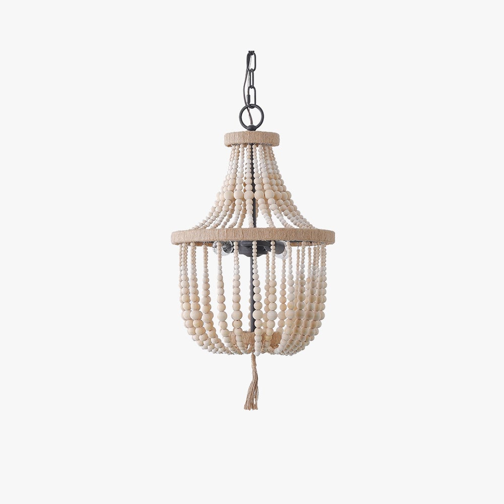 Alessio Design LED Pendant Light White/Wood Metal/Wood Bed/Living/Childrensroom - Lumpaz