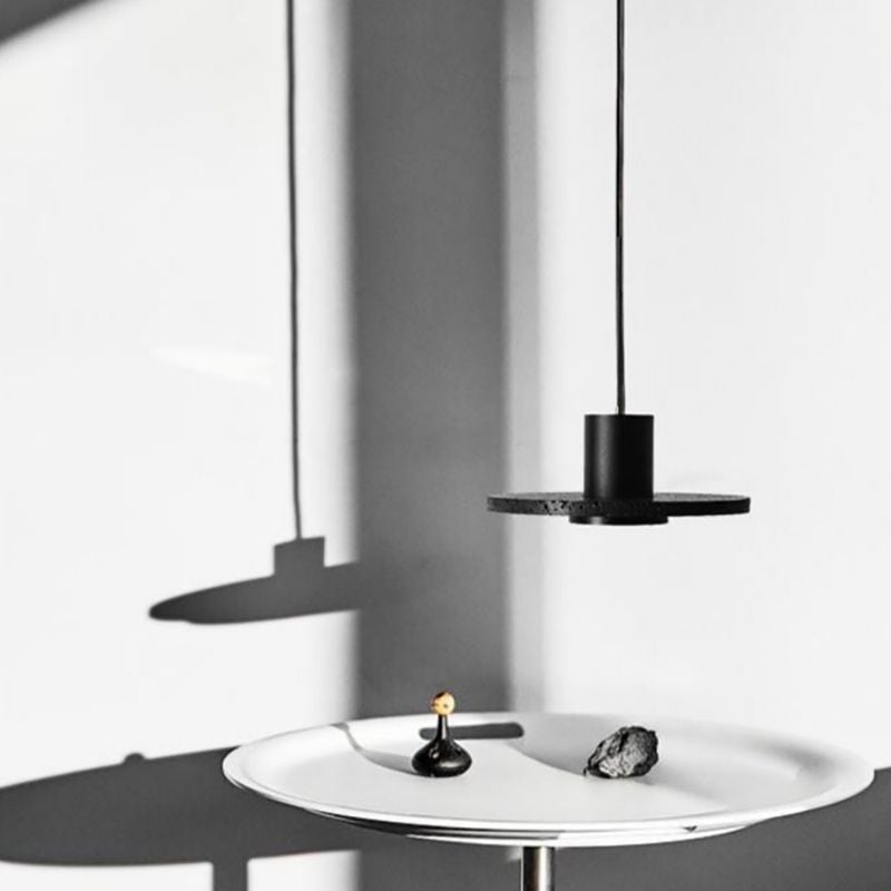 Zaid Black Designer Post-Modern Pendant Light - Lumpaz