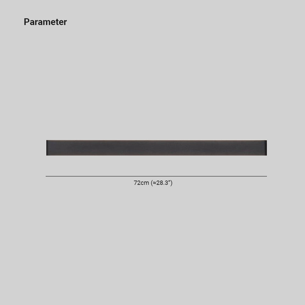Edge Minimalist Wall Lamp, Black/White - Lumpaz