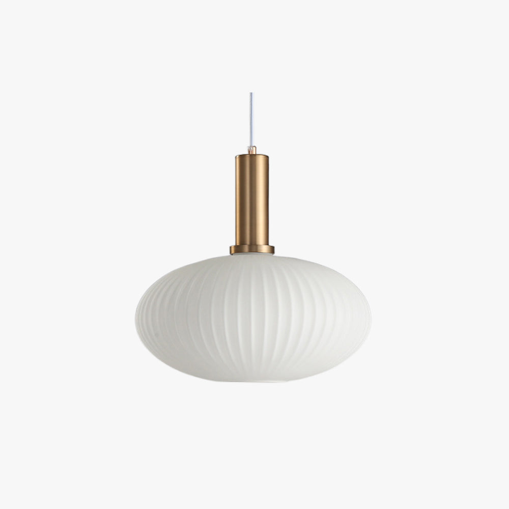 Hailie Morden Bubble Glass Pendant Light, White, Bedroom - Lumpaz